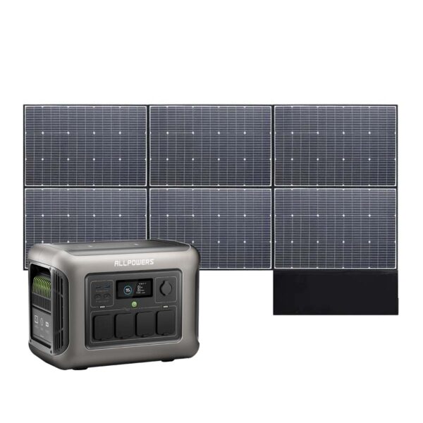 ALLPOWERS Solargenerator-Kit 1800W (R1500 + SP039 600W Solarpanel)