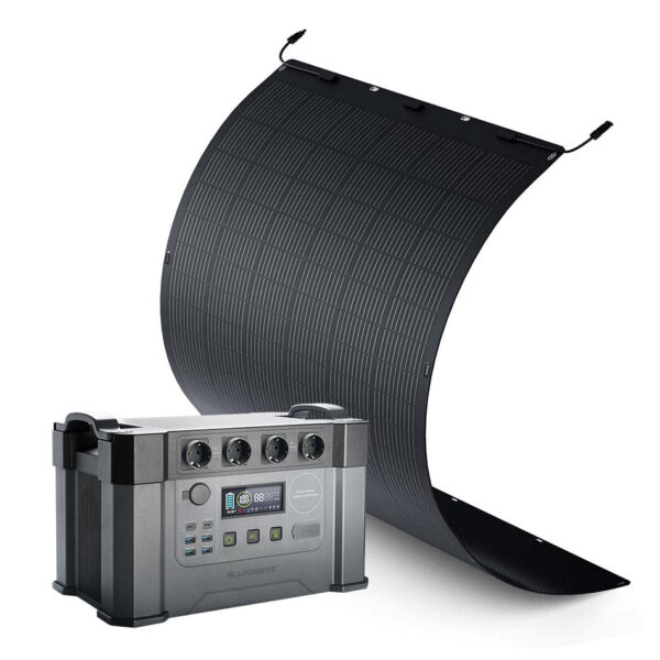 ALLPOWERS Solargenerator-Kit 2400W (S2000 Pro + SF400 400W Flexibles Solarpanel)