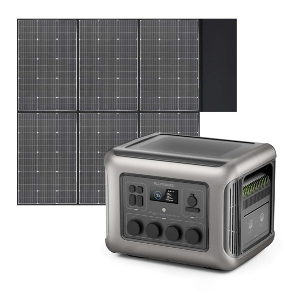 ALLPOWERS Solargenerator-Kit 2500W (R2500 + SP039 600W Solarpanel)